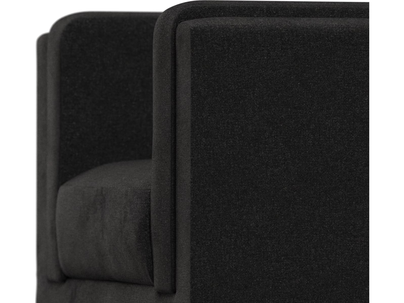 Hayes California Charcoal Armchair color California Charcoal