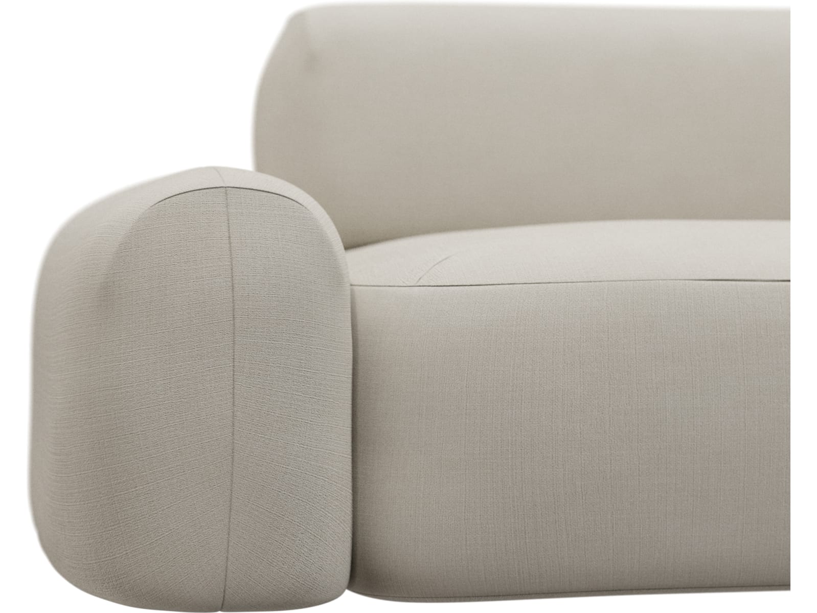 Beckett Toorak Pearl Modular Sofa - 3 Seater color Toorak Pearl