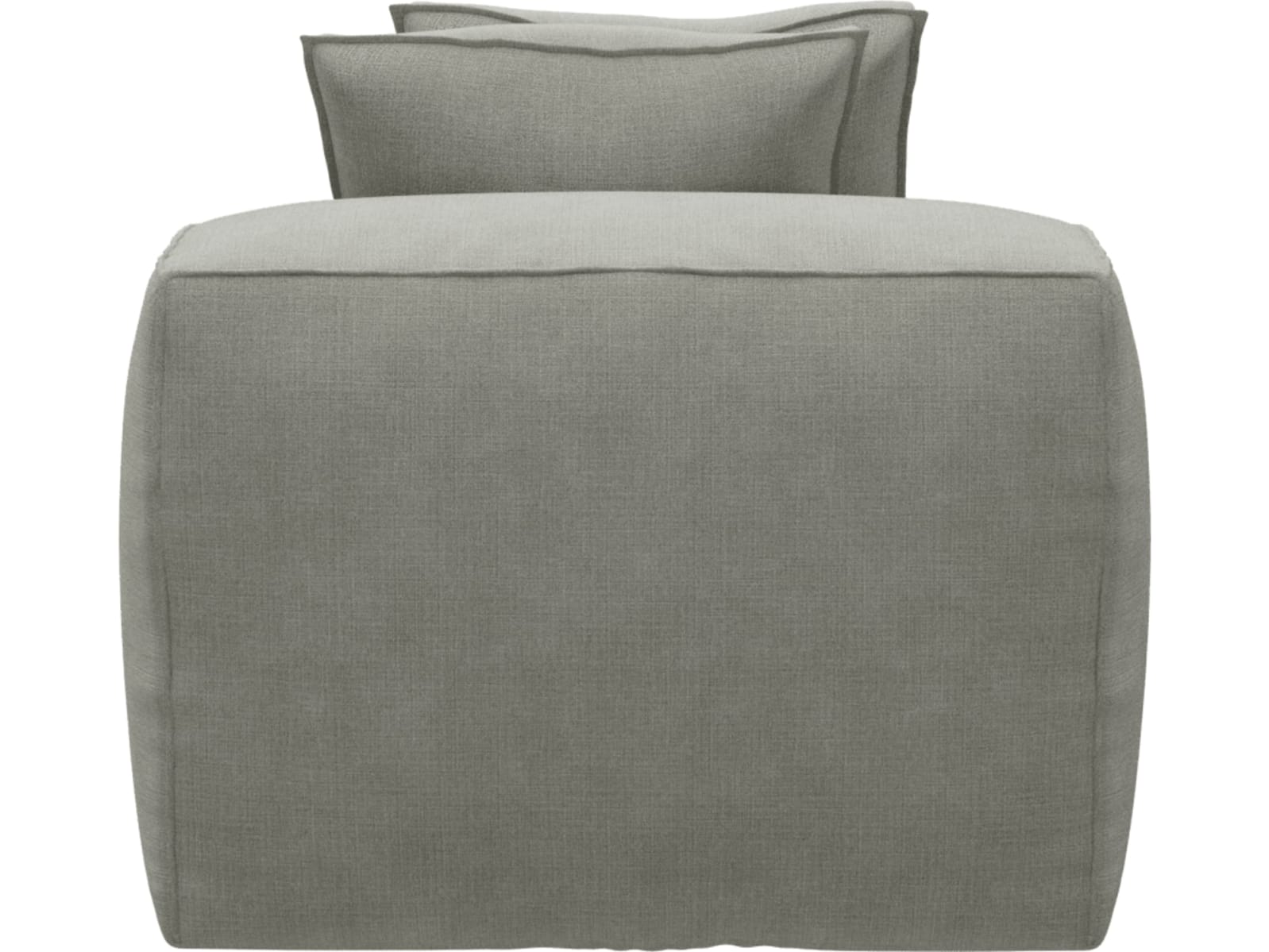 Riley Toorak Pebble Module Chaise color Toorak Pebble