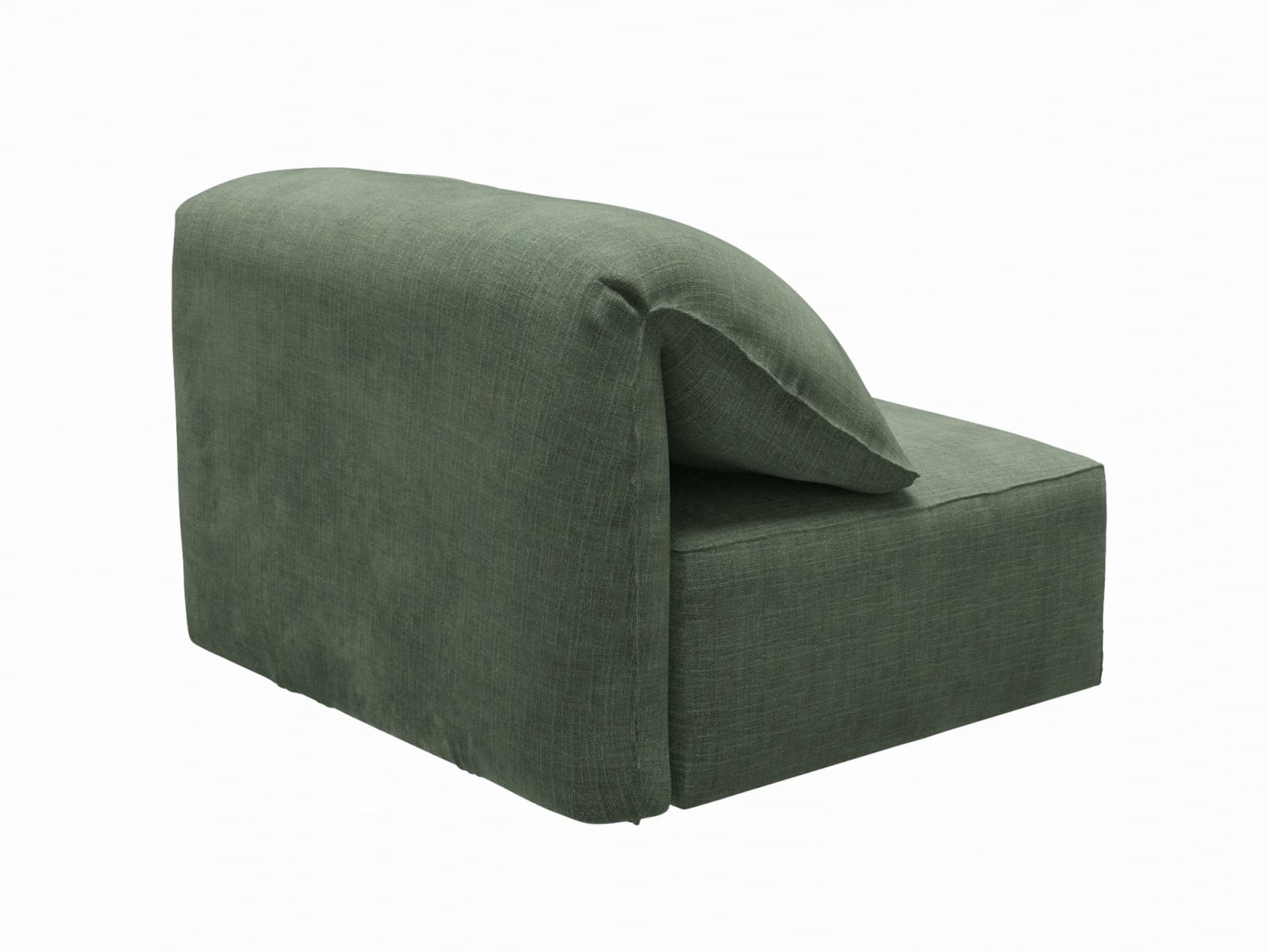 Clarence Tribute Dark Jade 2 Seat Right Arm Facing Sofa Module color Tribute Dark Jade