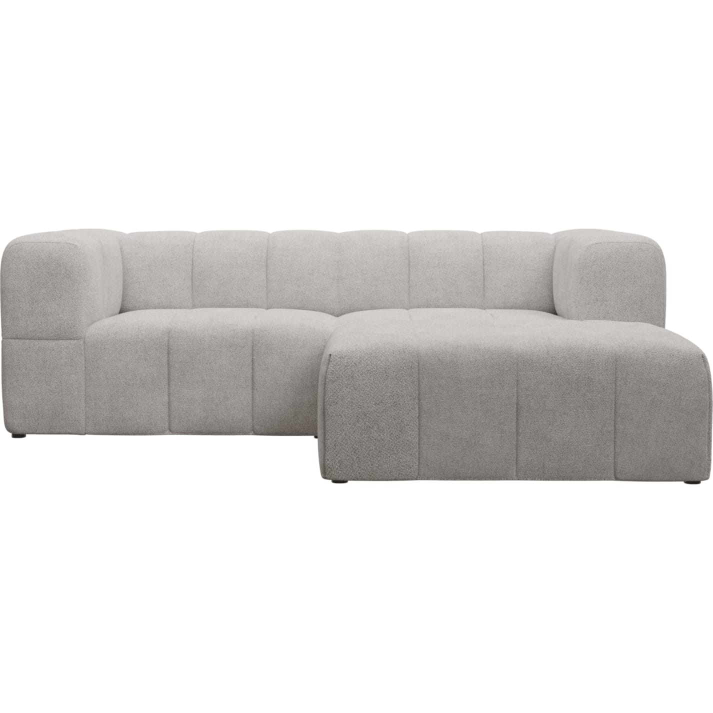 Lucello Avon Mineral Modular Sofa with Ottoman - 3 Piece color Avon Mineral