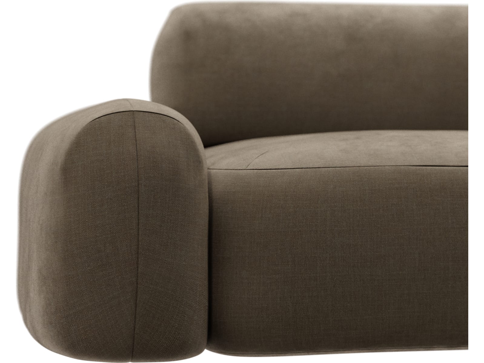 Beckett Tribute Walnut Modular Sofa - 4 Seater color Tribute Walnut