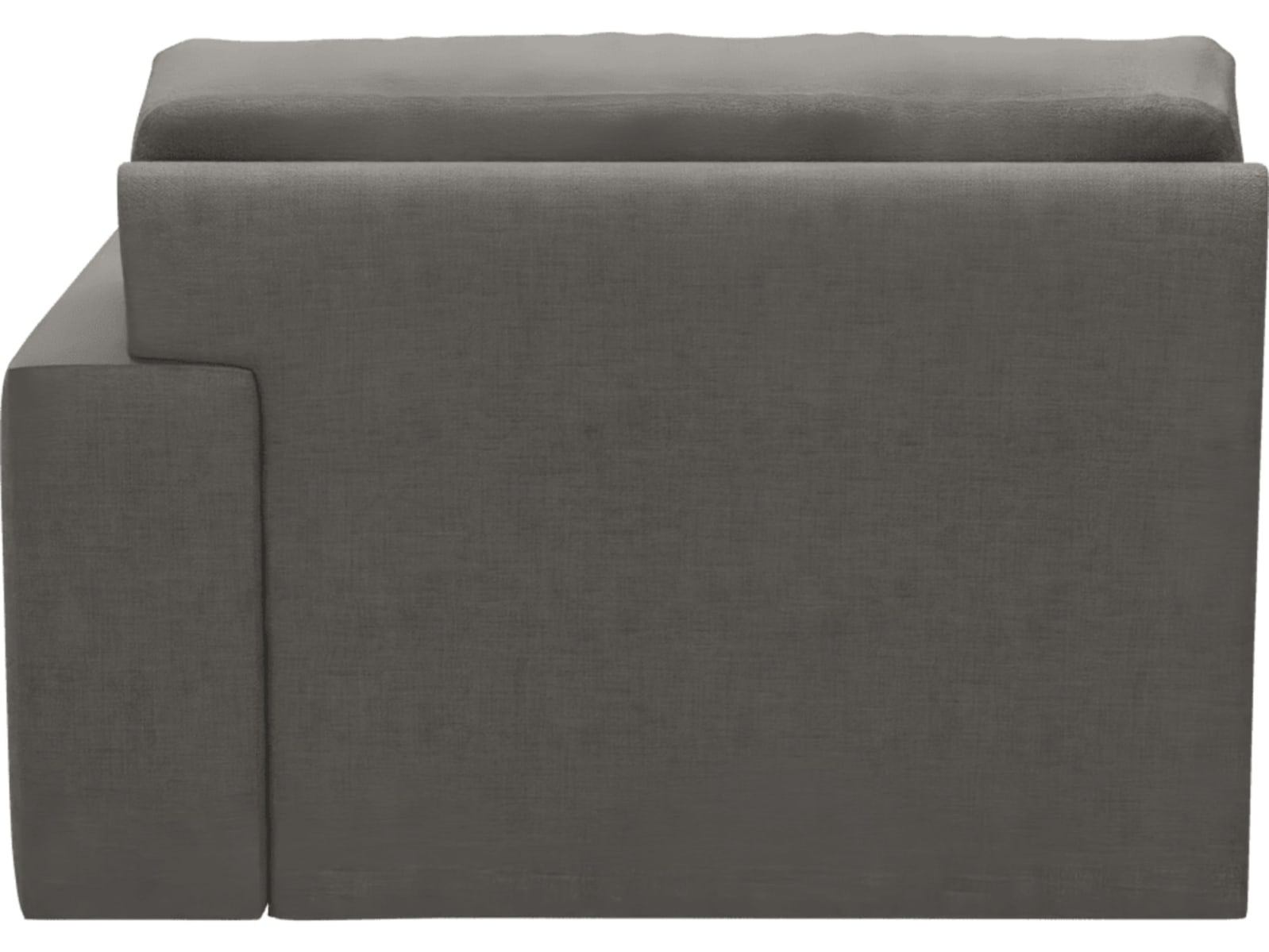 Monica Isla Soft Grey Right Arm Facing Chaise Module color Isla Soft Grey