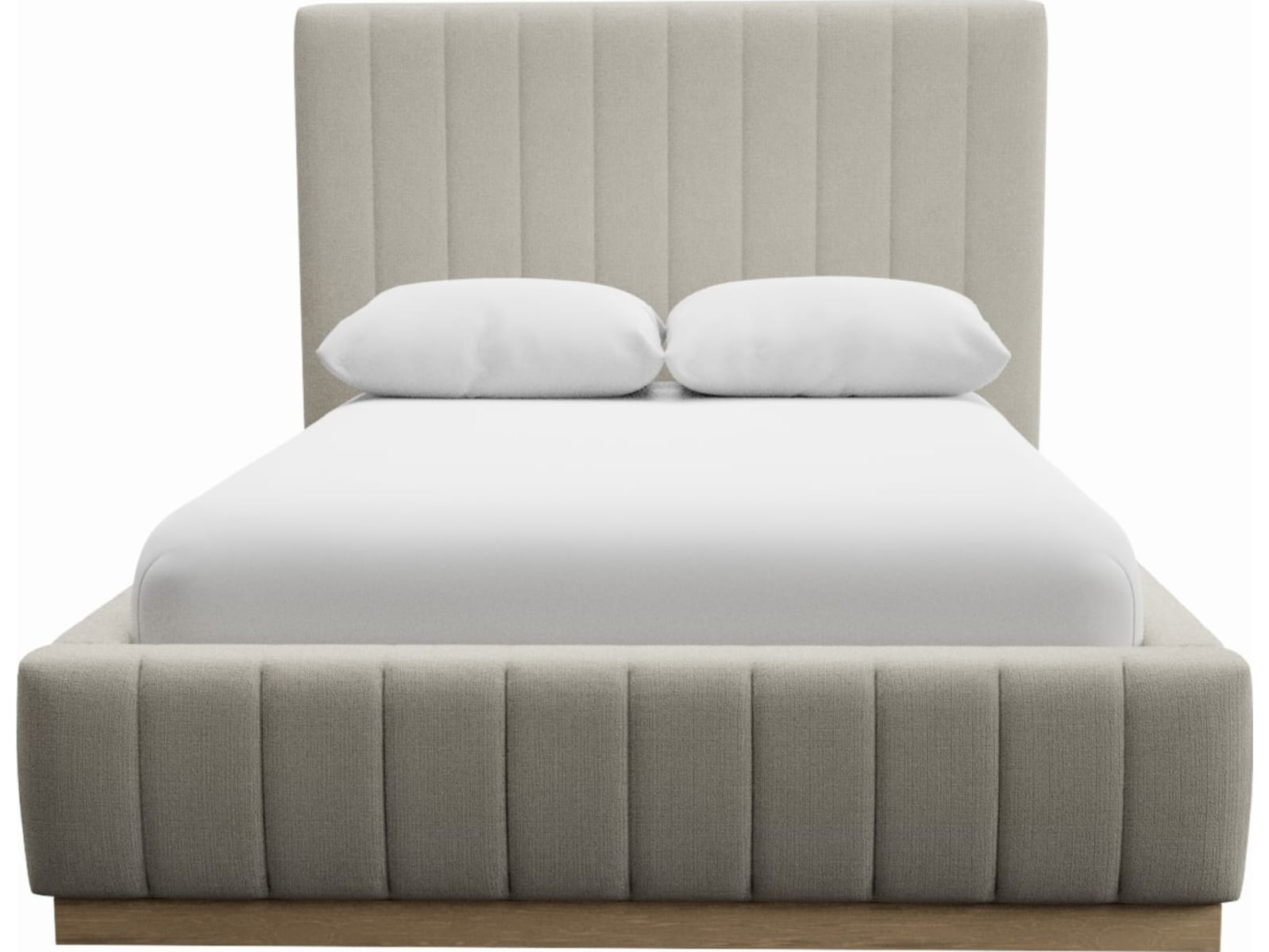 Brentwood Gas Lift Bed Toorak Pearl color Toorak Pearl