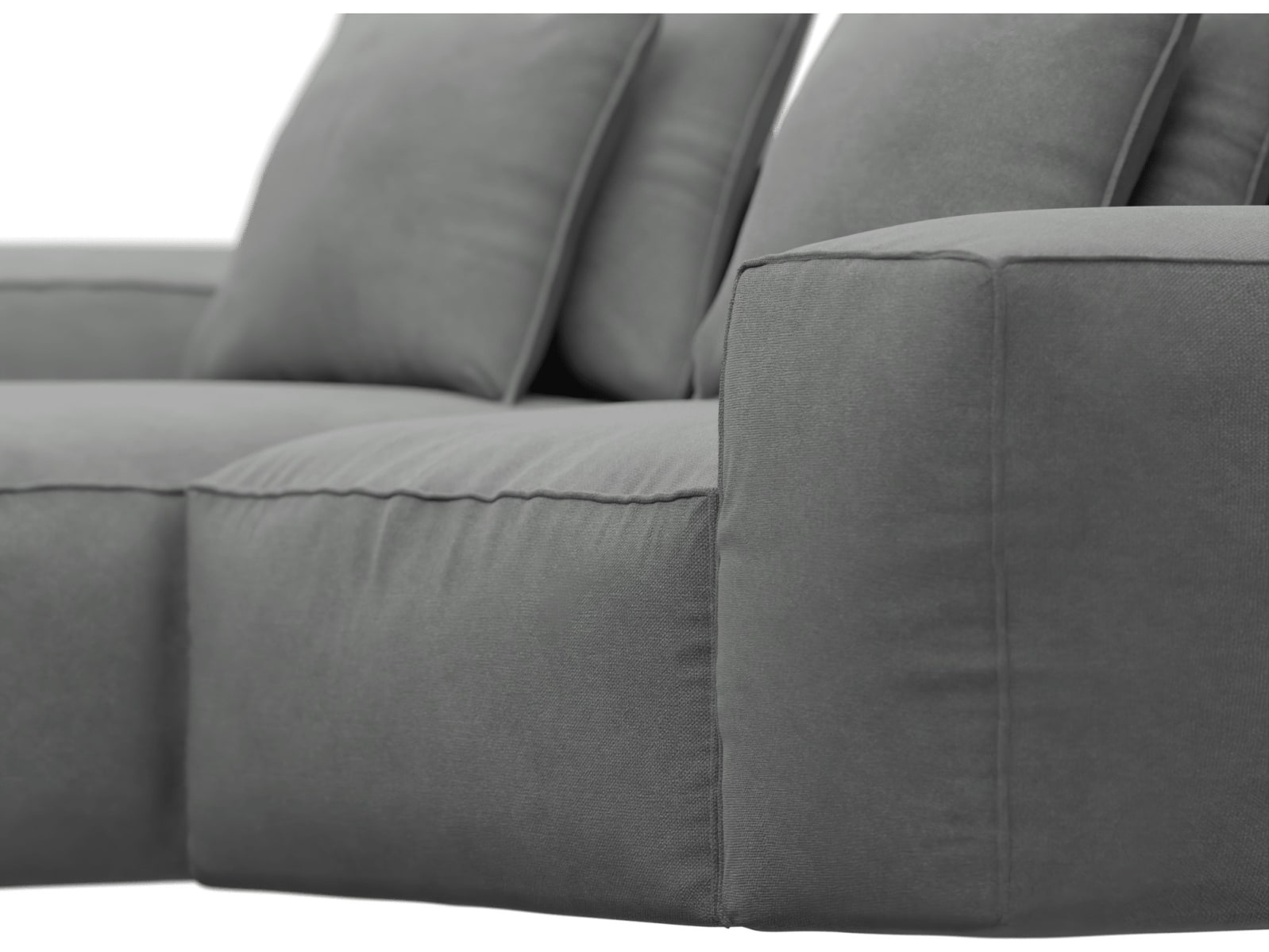 Riley Maya Flint Modular Sofa - 2 Seater Chaise color Maya Flint