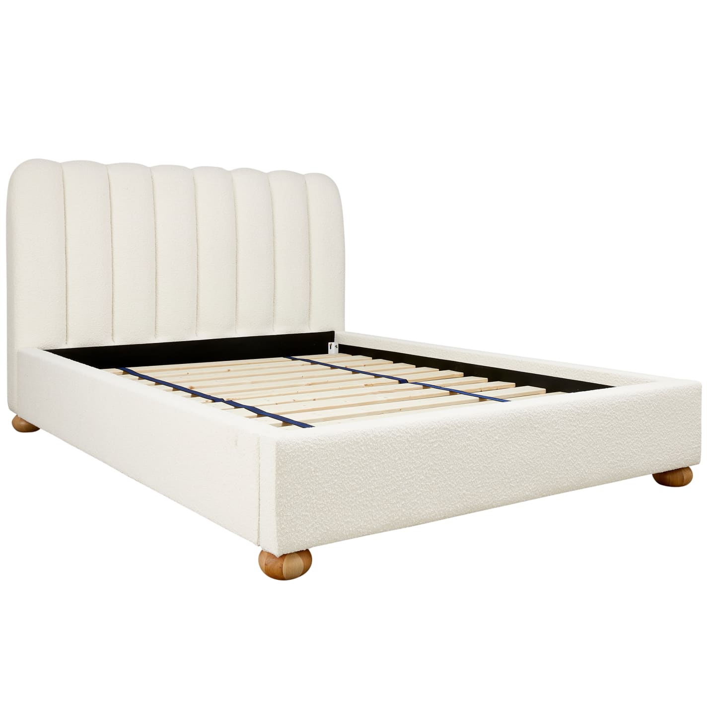 Maeve Boucle Fashion Bed Ivory - Double color Ivory