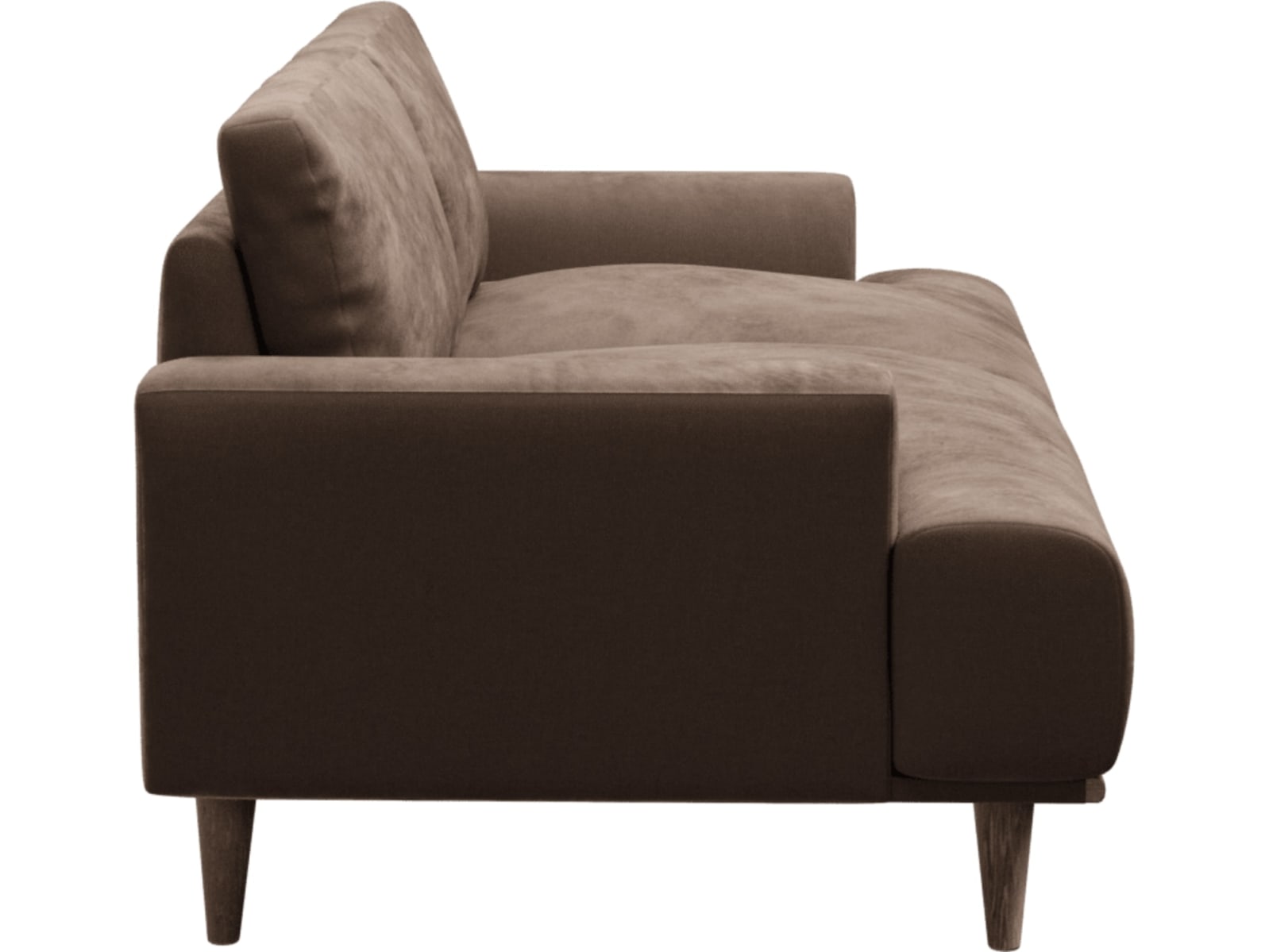 Dane Muse Chocolate Sofa - 2 Seater color Muse Chocolate