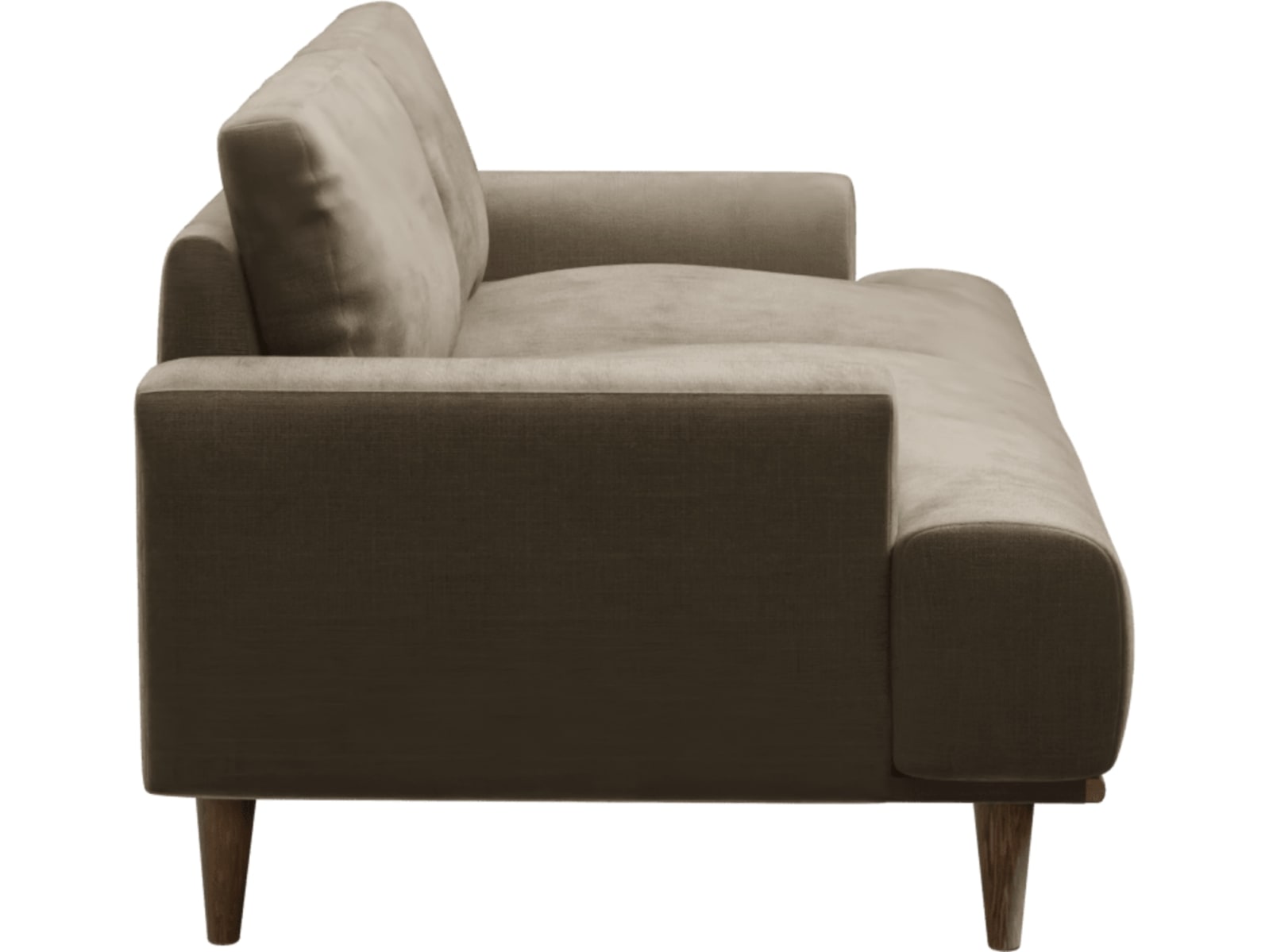 Dane Tribute Walnut Sofa - 2 Seater color Tribute Walnut