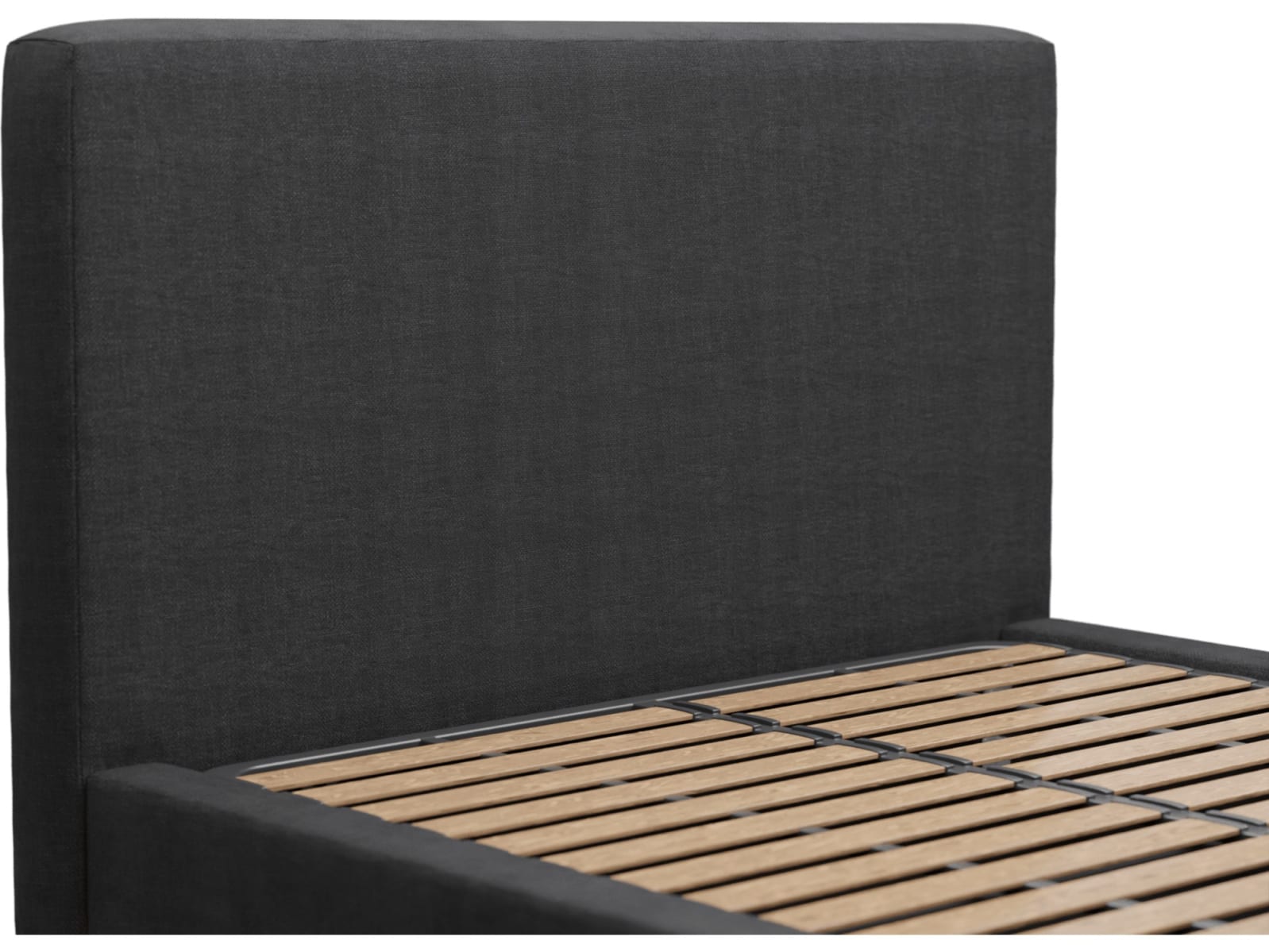 Felix Gas Lift Bed Plaza Flint Grey color Plaza Flint Grey