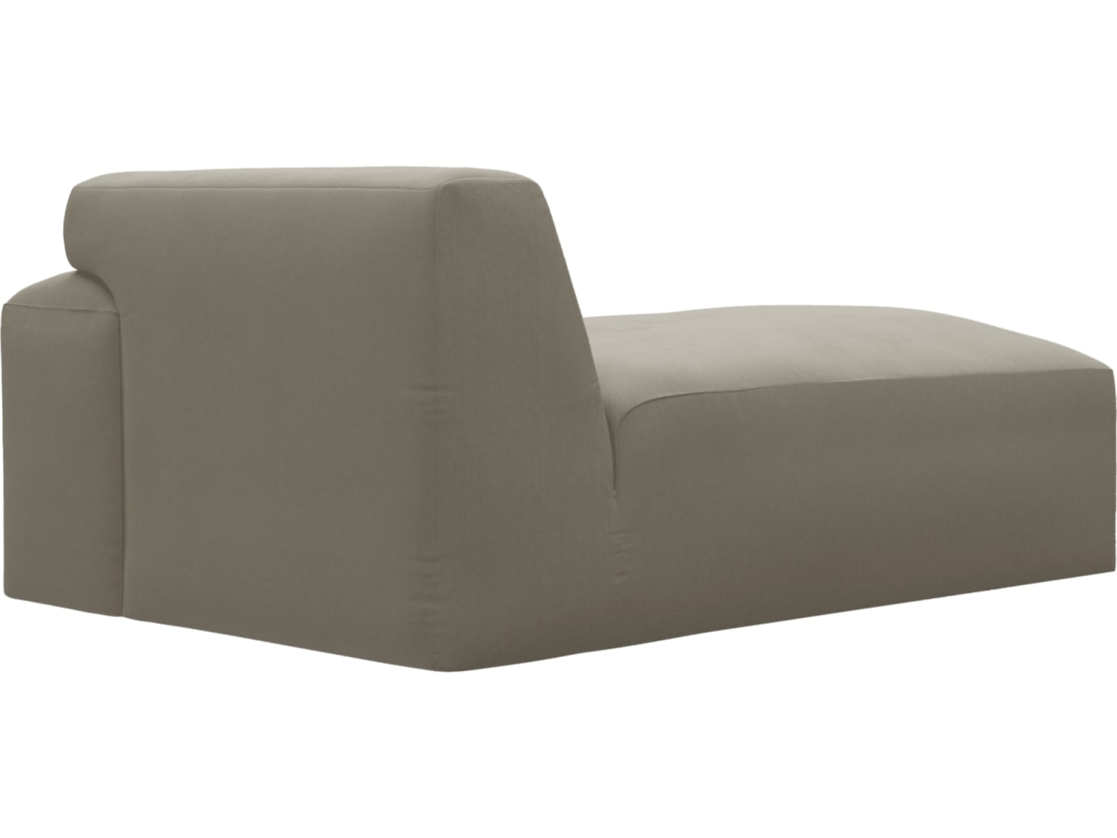 Copenhagen Plaza Natural Right Arm Facing Chaise Module color Plaza Natural
