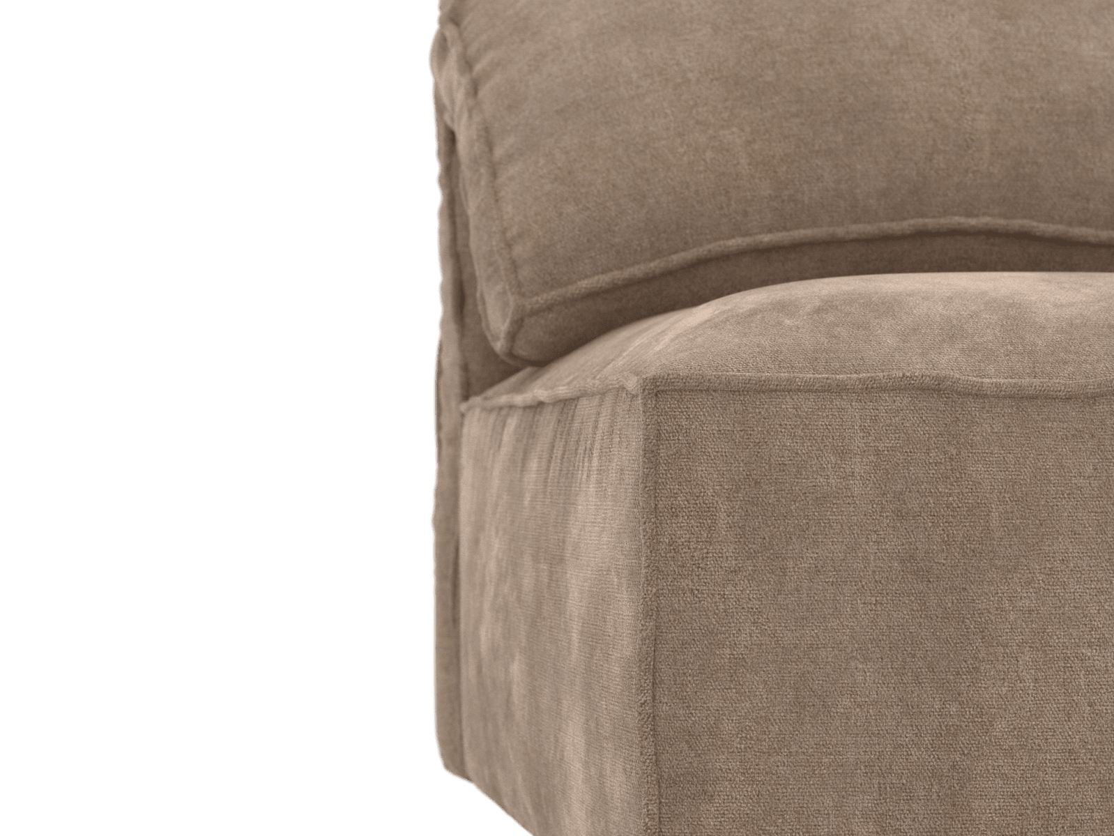 Kai Tribute Walnut Armless Module color Tribute Walnut