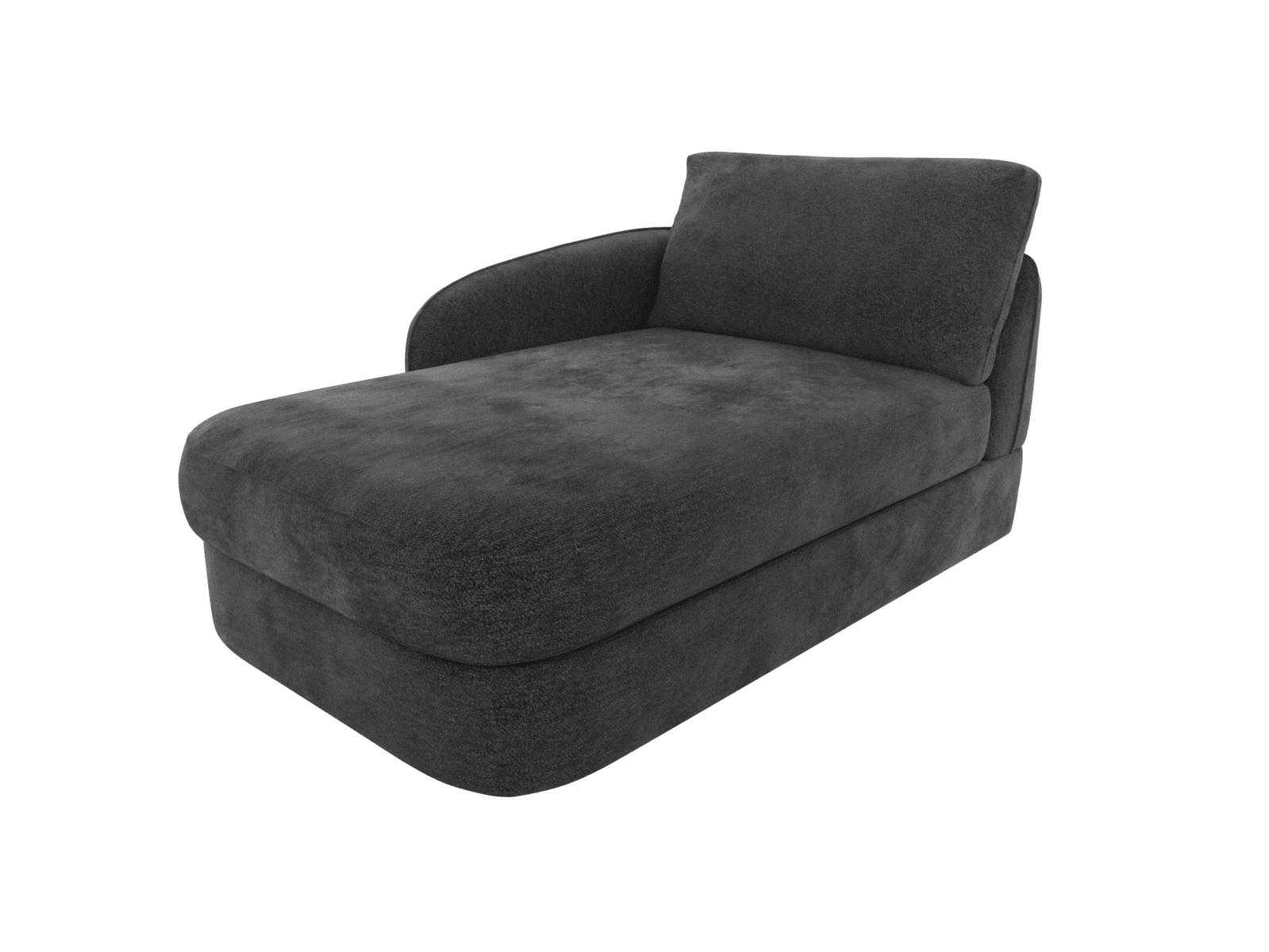 Esme California Charcoal Left Arm Facing Chaise Module color California Charcoal