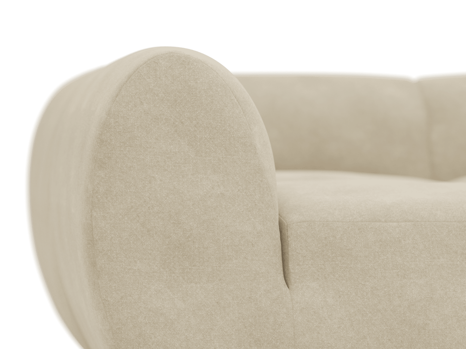 Malmo Avon Taupe Sofa - 4 Seater LAF Terminal color Avon Taupe