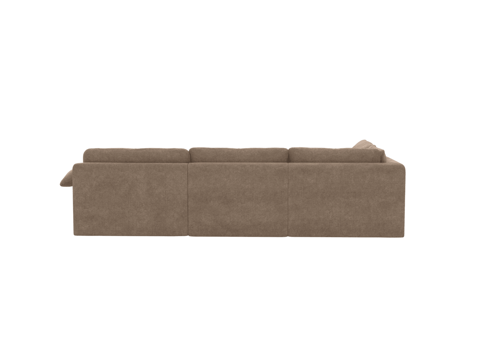 Ludlow Tribute Walnut Modular Sofa LAF Terminal - 5 Seater color Tribute Walnut