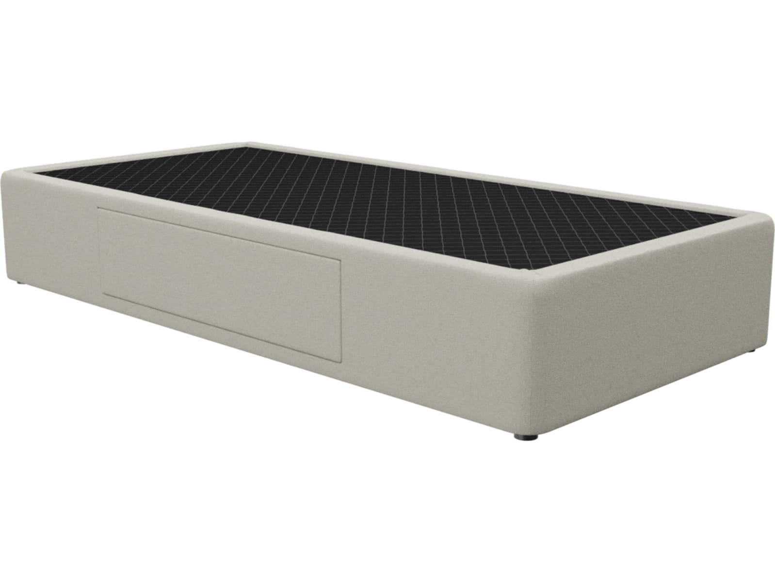 Zenith Kids 1 Storage Drawer Bed Base View Cream color View Cream