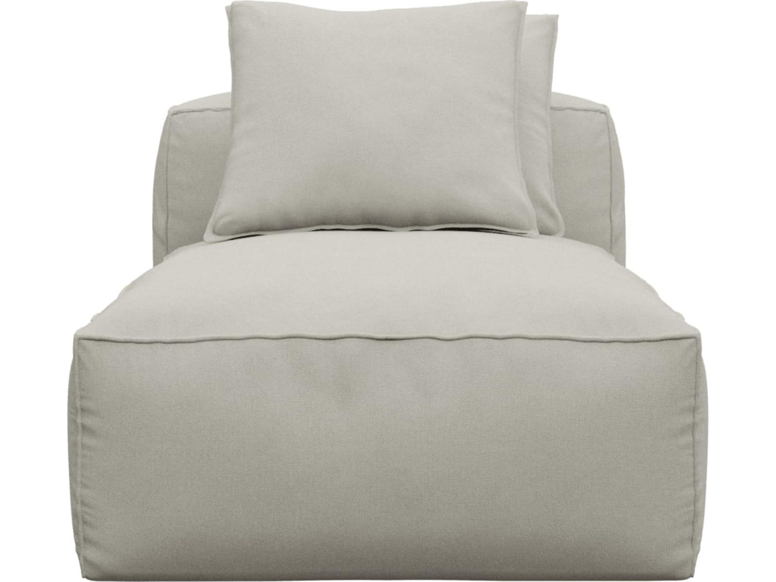 Riley California Ivory Module Chaise color California Ivory