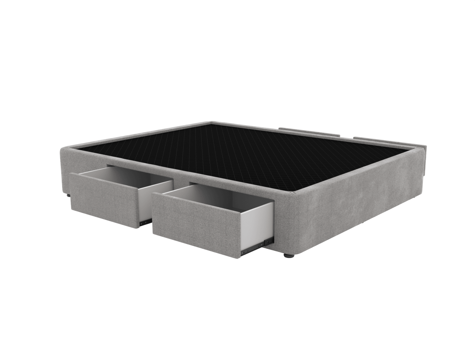 Zenith Storage Drawer Bed Base Toorak Pebble color Toorak Pebble