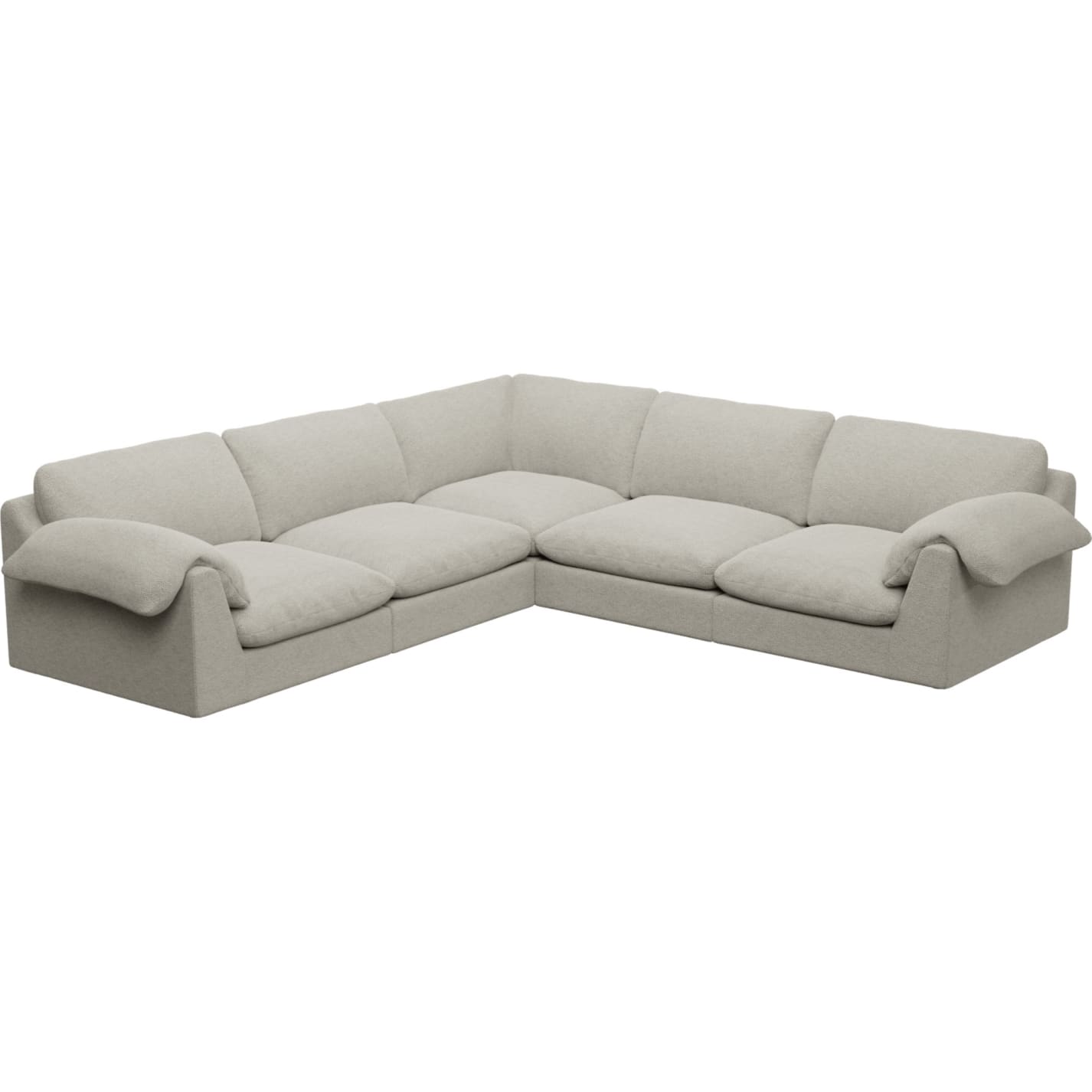 Ludlow Noa Desert Corner Sofa - 5 Seater color Noa Desert