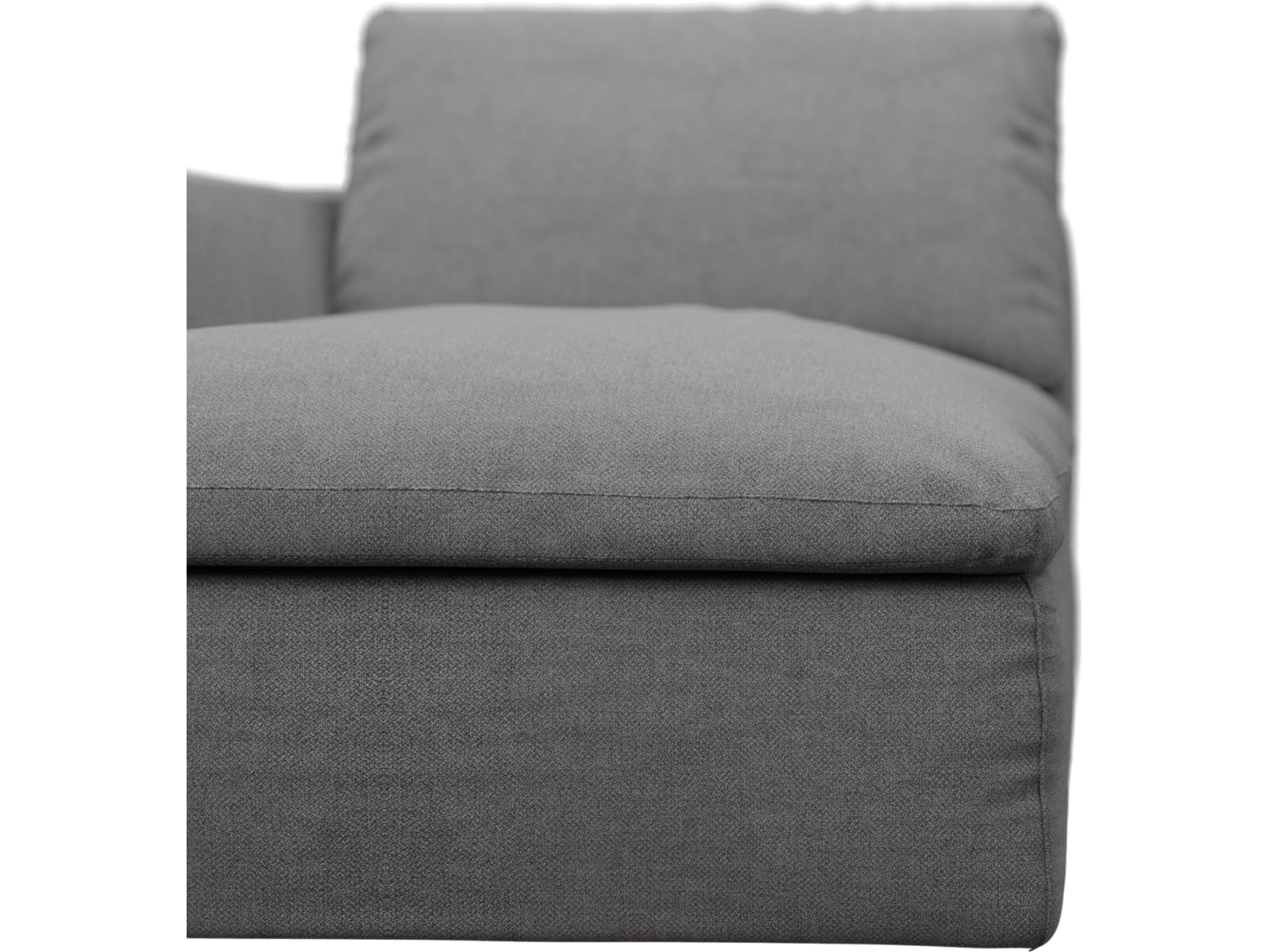 Cloud Deep Chaise Left Module California Slate color California Slate