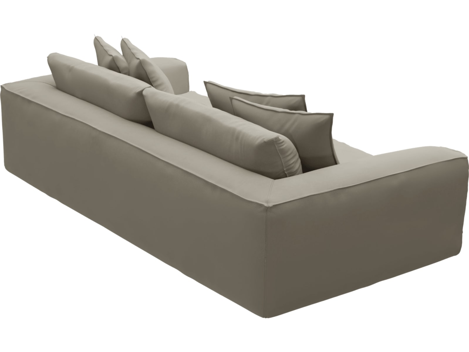 Tully Plaza Natural Sofa - 3.5 Seater color Plaza Natural