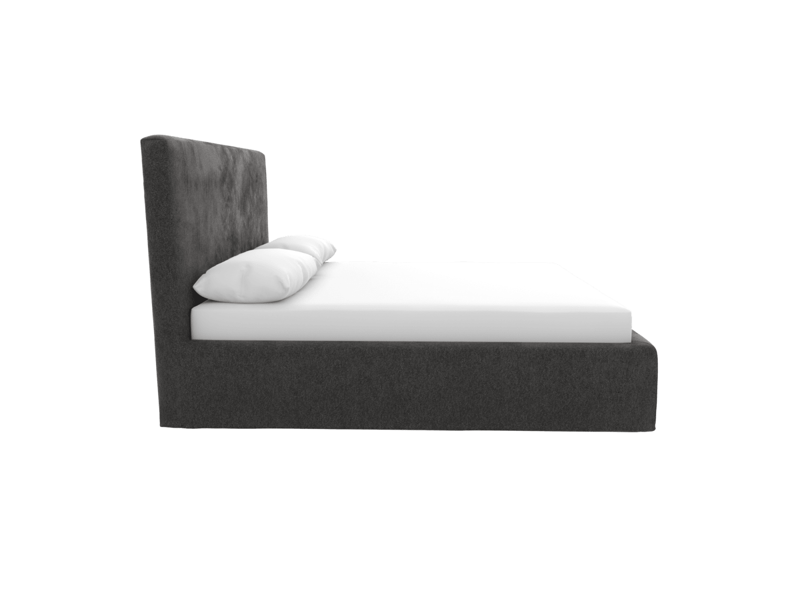 Willow Gas Lift Bed California Charcoal color California Charcoal