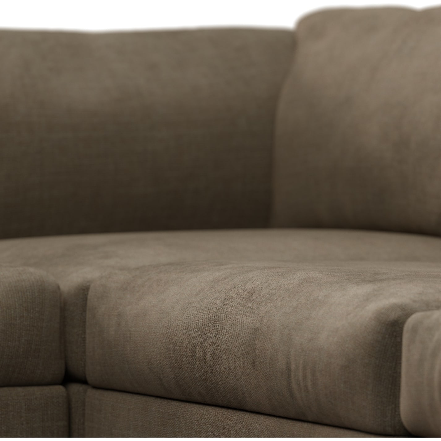 Finley Tribute Walnut Modular Sofa - 5 Seater LAF Terminal color Tribute Walnut