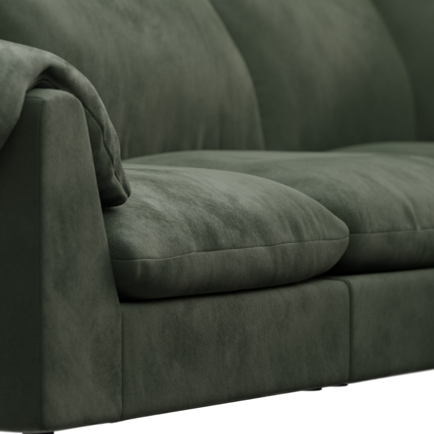 Ludlow Muse Forest Sofa - 5 Seater RAF Terminal color Muse Forest