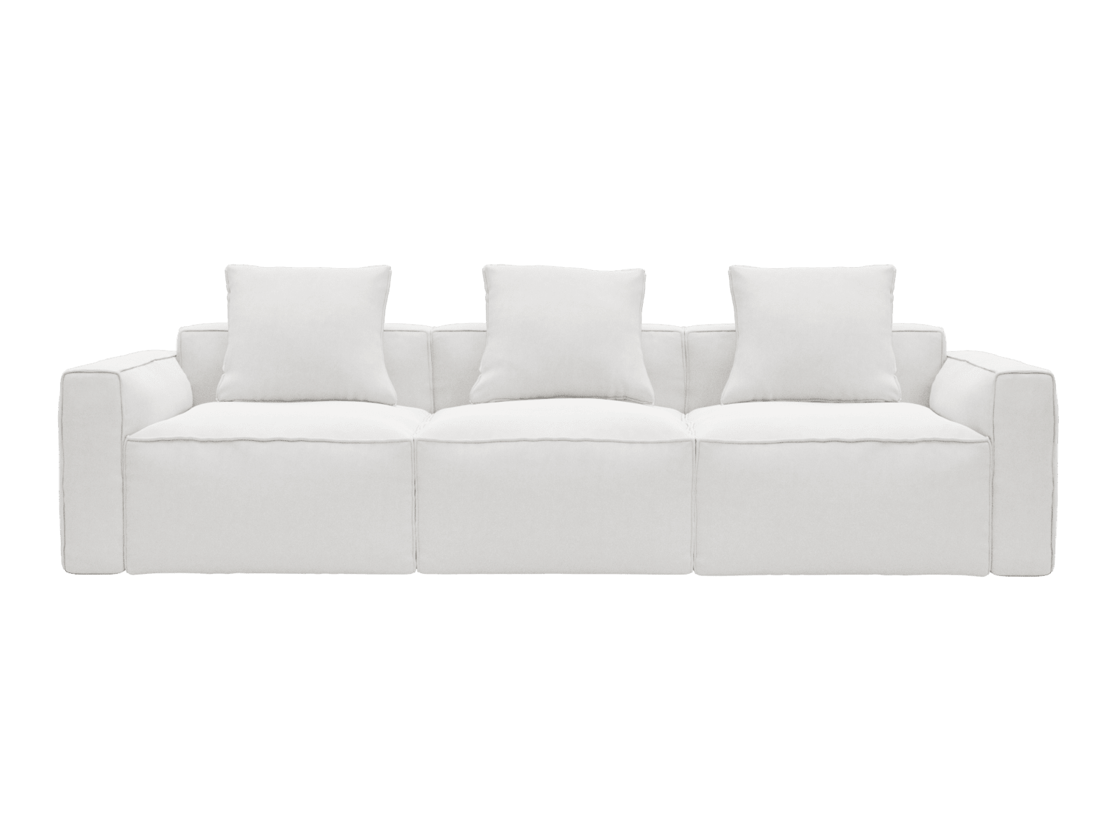 Riley Apt Muse Frost Sofa - 3 Seater color Muse Frost