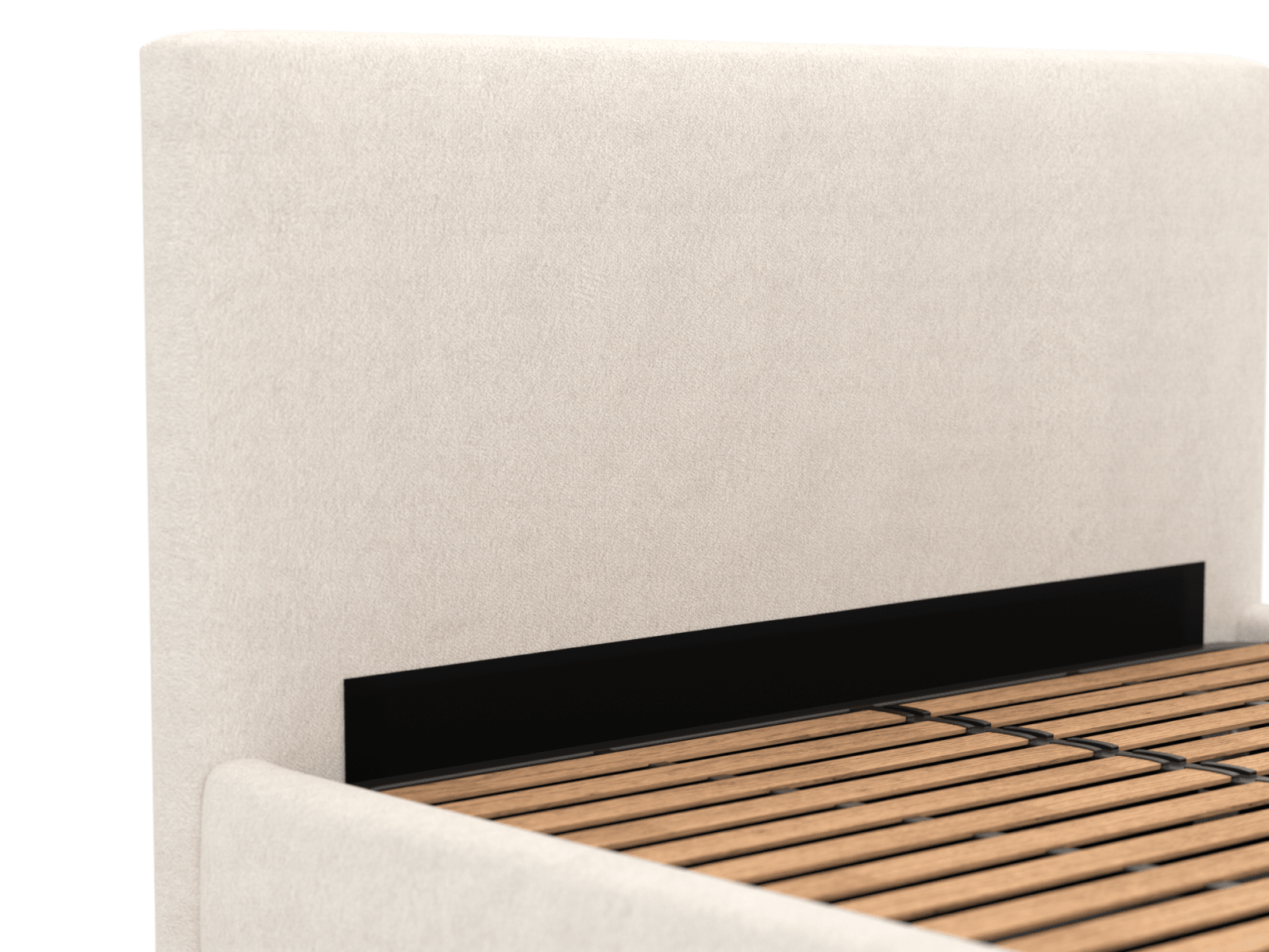 Haven Gas Lift Bed Noa Fog King color Noa Fog
