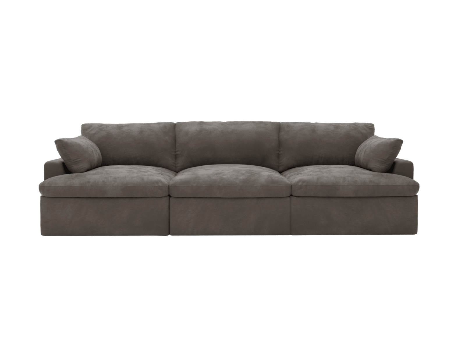 Retreat Muse Mink Modular Sofa - 3 Piece color Muse Mink