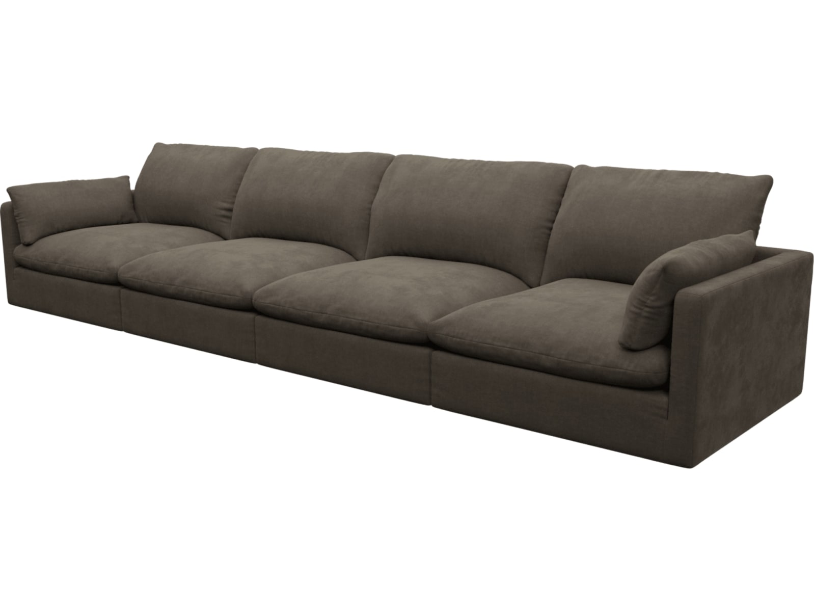 Willow Muse Mink Modular Sofa - 4 Seater color Muse Mink