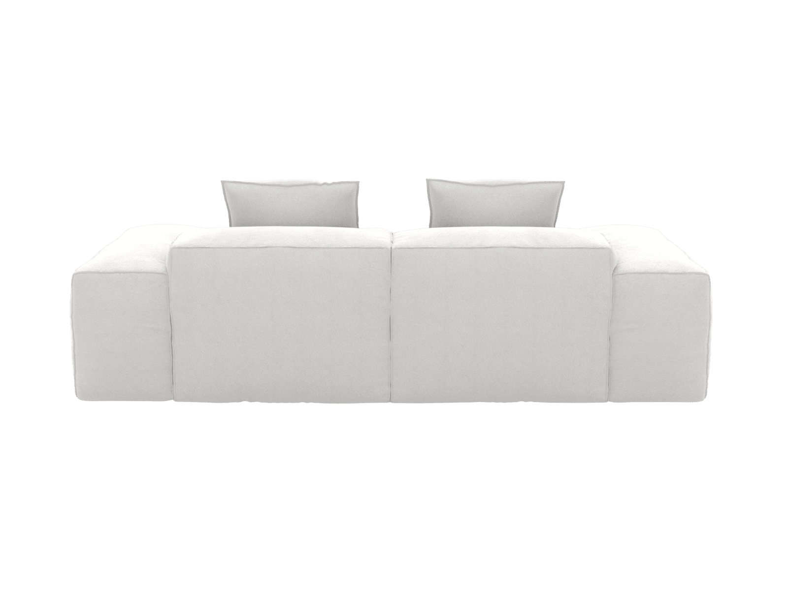 Riley Muse Frost 2 Seater Modular Chaise Sofa color Muse Frost