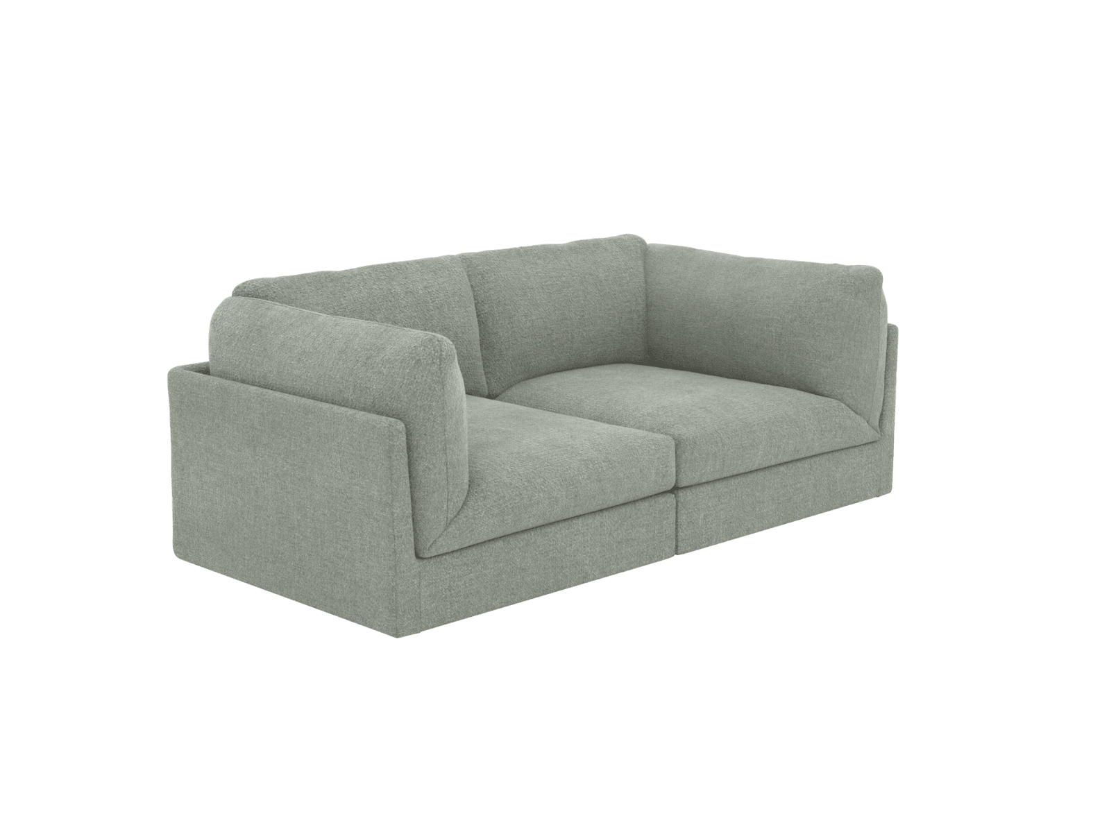 Finley Avon Sage Modular Sofa - 2 Seater color Avon Sage