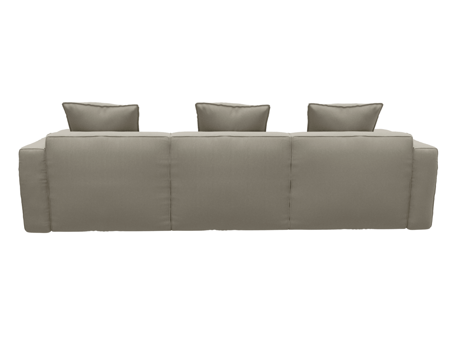 Riley Apt Plaza Natural Sofa - 3 Seater Chaise color Plaza Natural