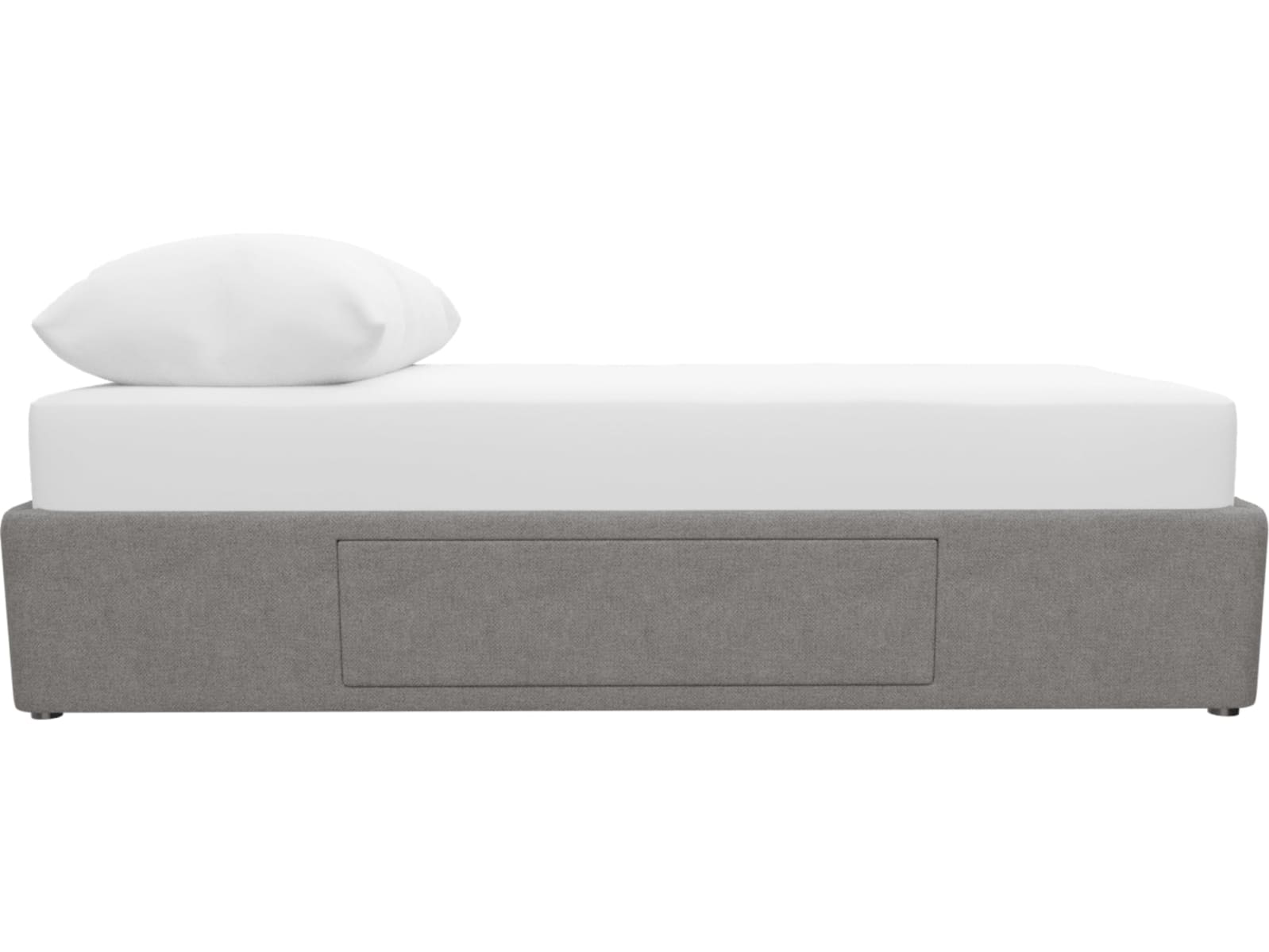 Zenith Kids 1 Storage Drawer Bed Base California Slate color California Slate