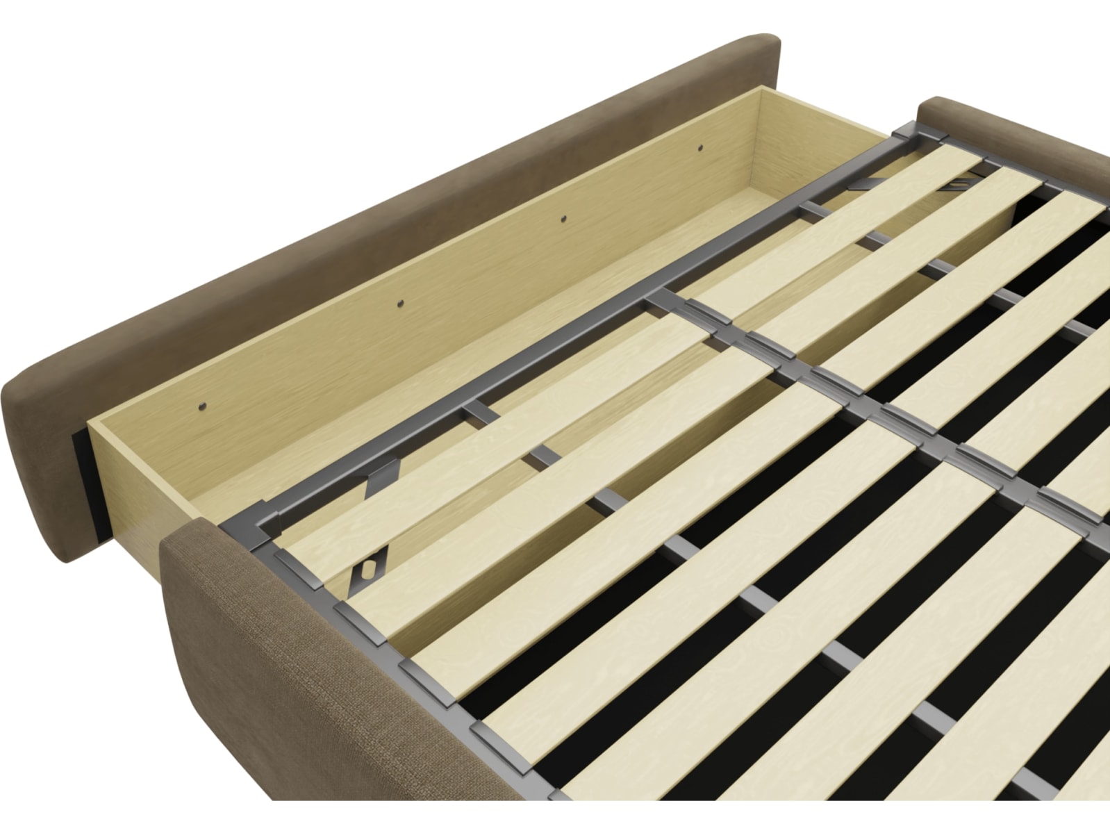 Lucy Drawer Bed Tribute Walnut color Tribute Walnut