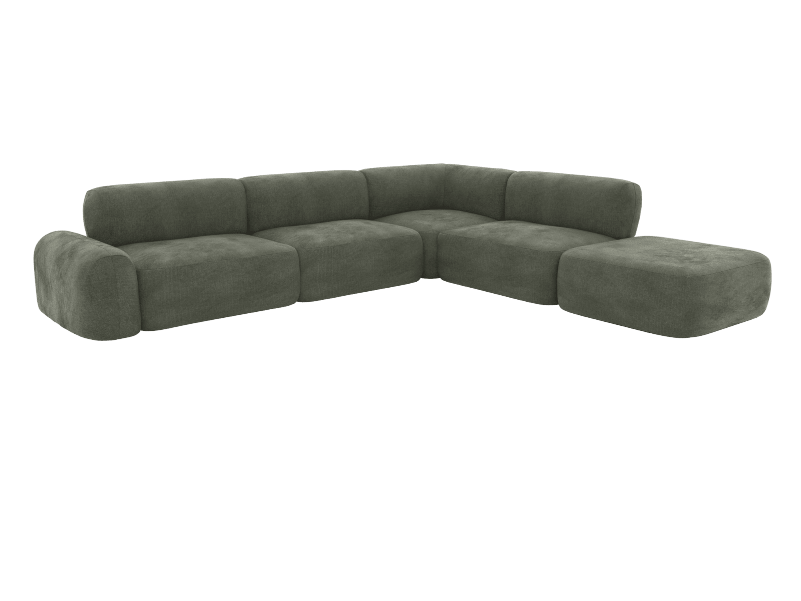 Beckett Tribute Dark Jade Modular Sofa - 6 Seater color Tribute Dark Jade