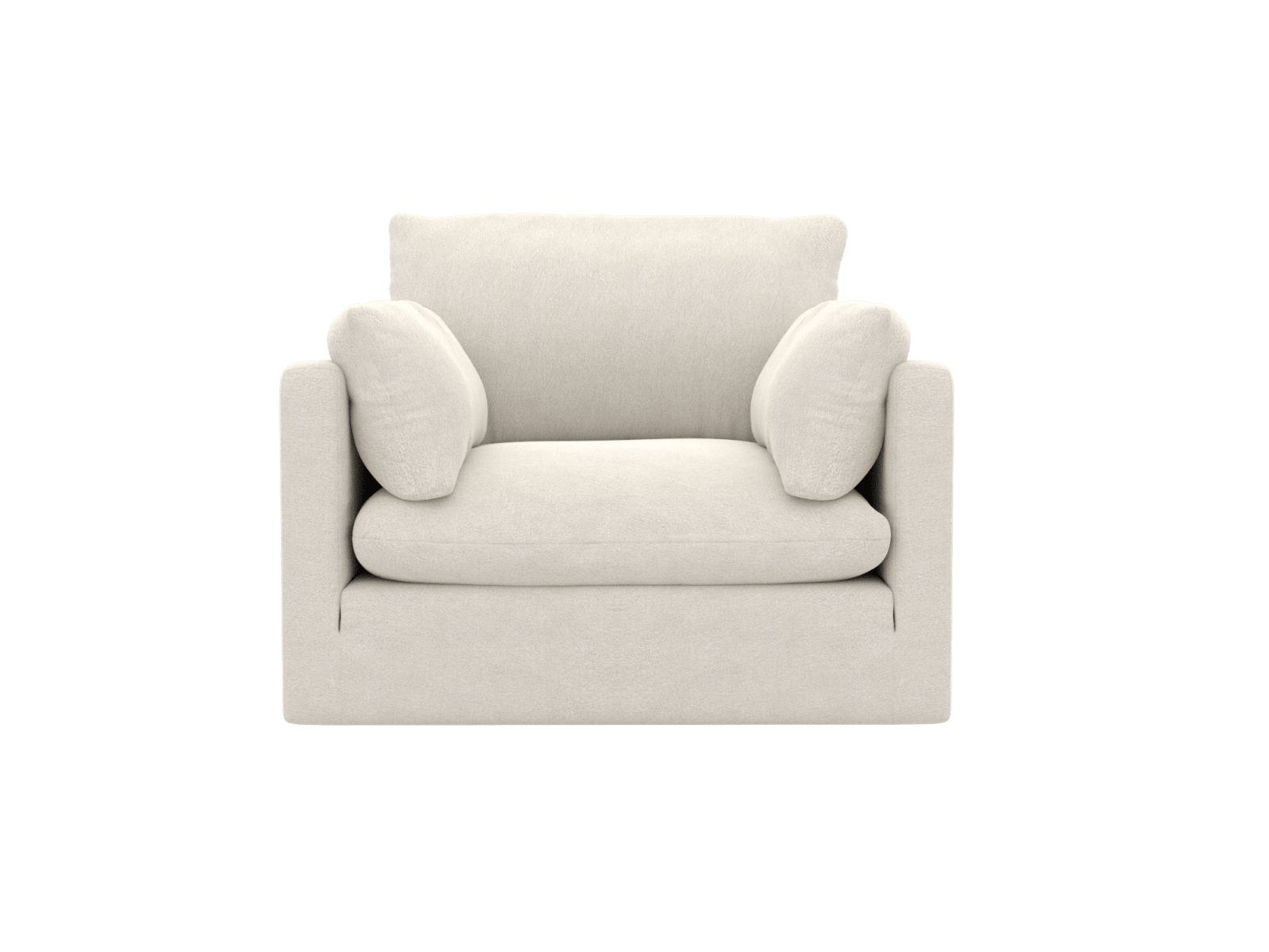Willow California Ivory Armchair color California Ivory
