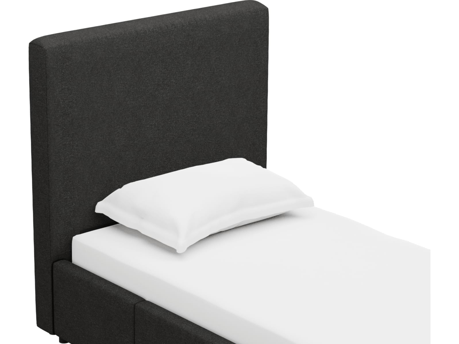 Aria California Charcoal Left Drawer Storage Bed color California Charcoal