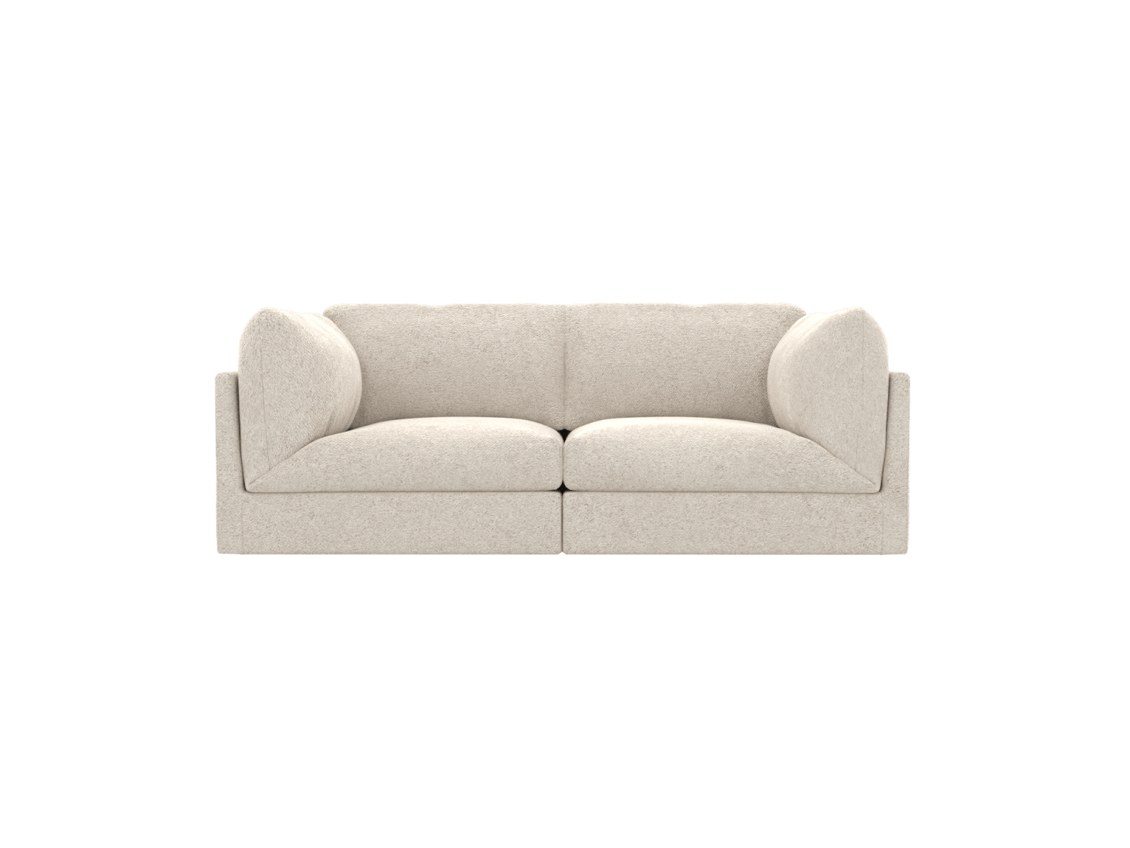 Finley Avon Mineral Modular Sofa - 2 Seater color Avon Mineral