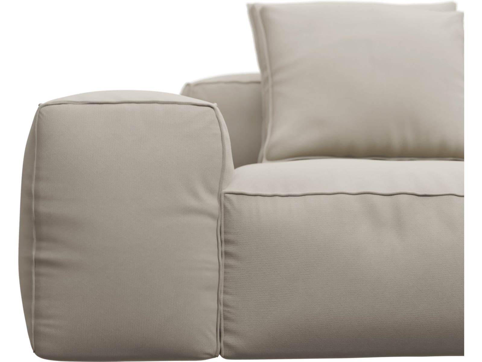 Riley Isla Sea Pearl Modular Sofa - 3 Seater color Isla Sea Pearl