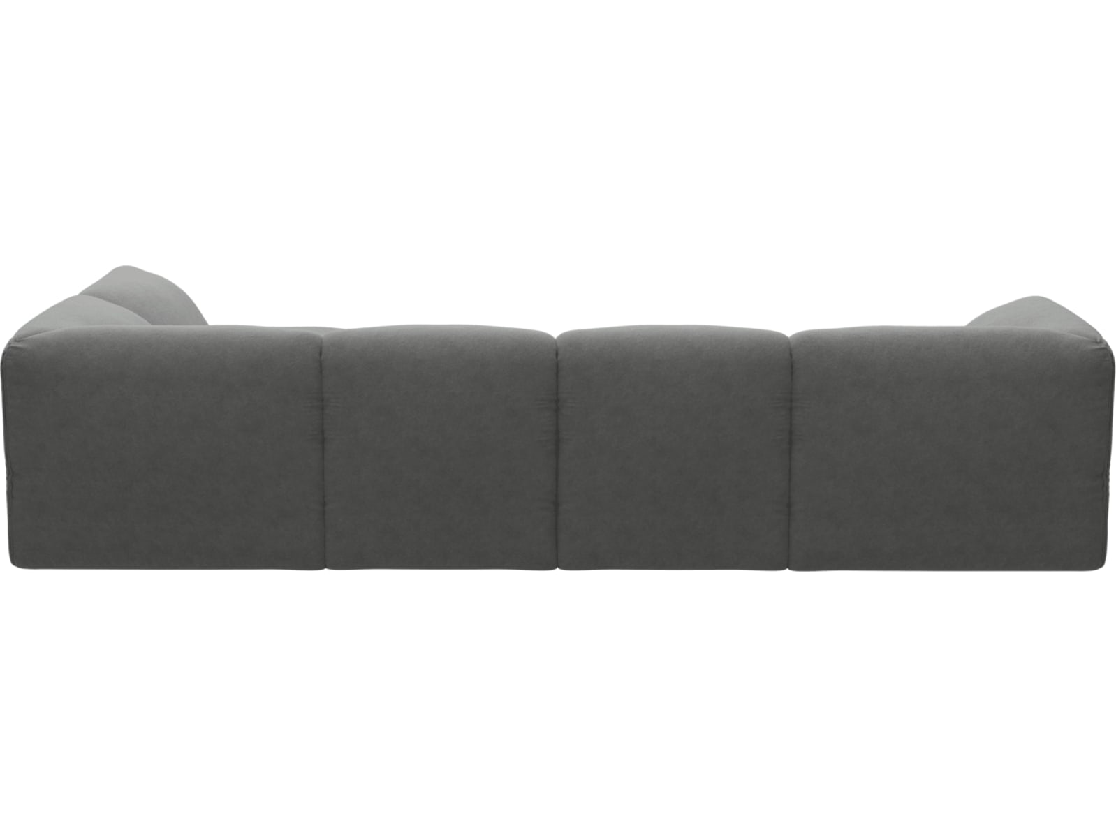 Kai Maya Flint Modular Sofa - 5 Seater and Ottoman color Maya Flint