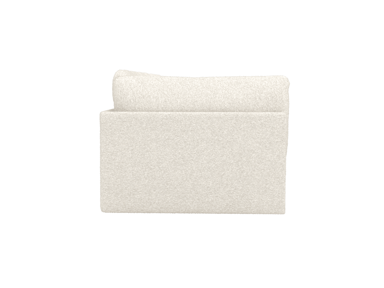 Finley Boucle Ivory Modular Sofa - 3 Seater color Boucle Ivory