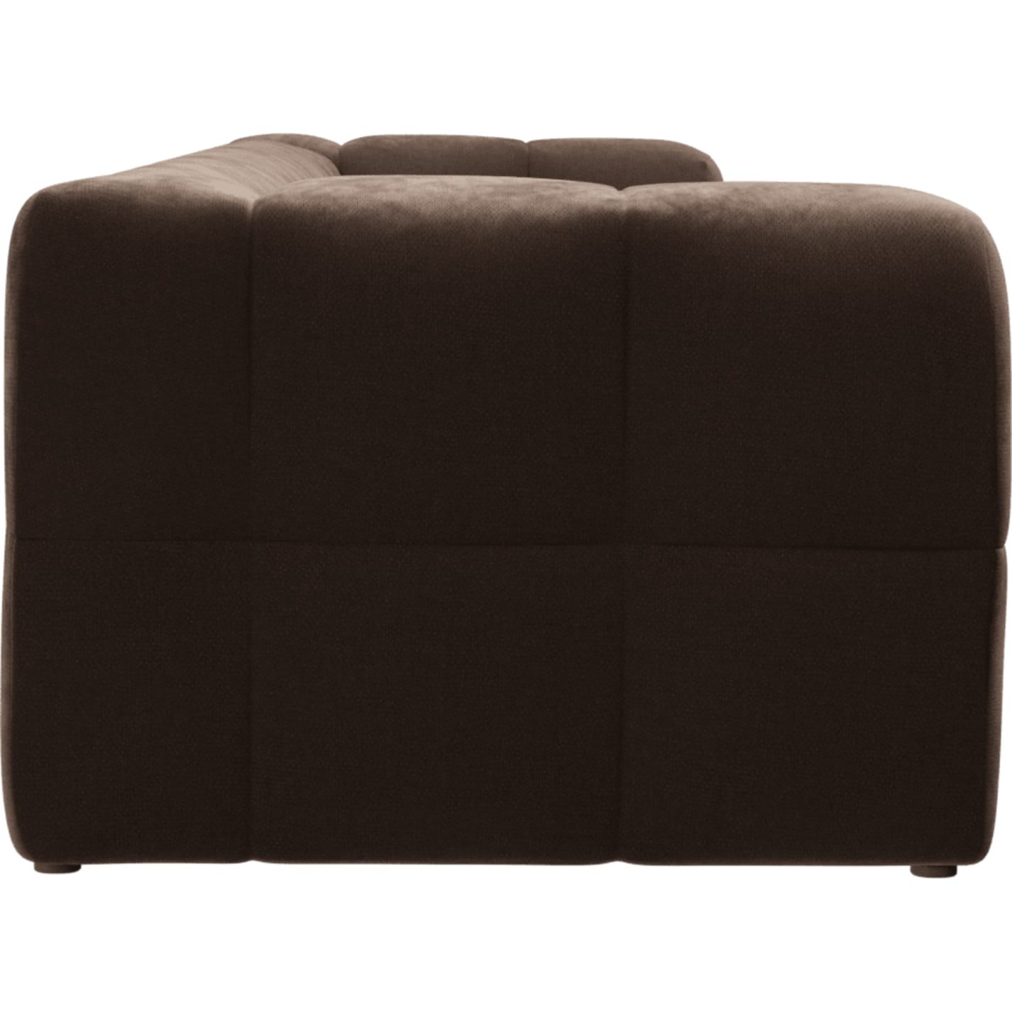 Lucello Muse Chocolate Modular Sofa - 4 Piece color Muse Chocolate