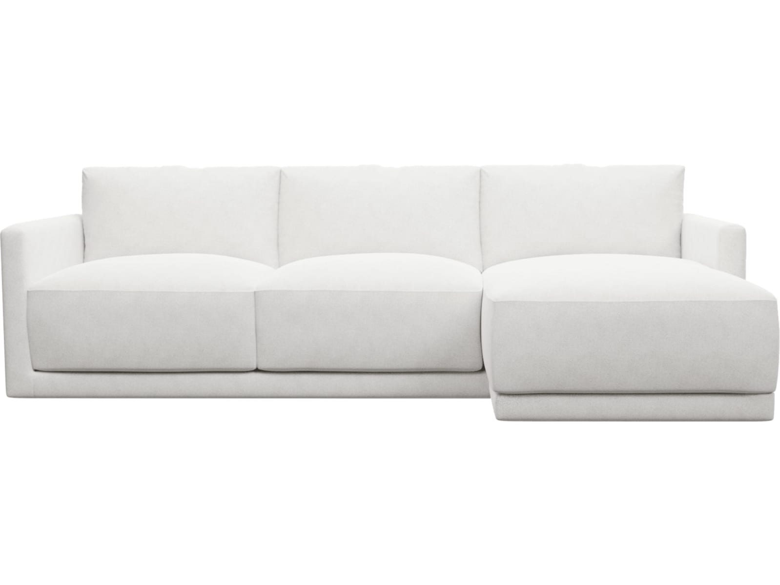 Haven Apt Noa Fog Chaise Sofa color Noa Fog