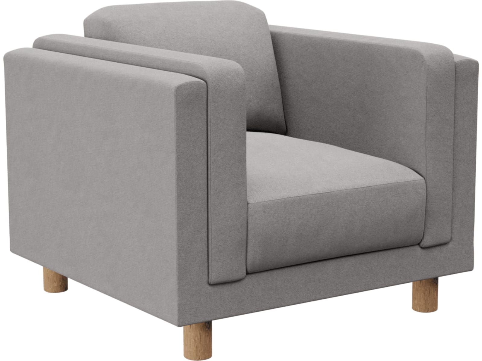 Hayes View Steel Armchair color View Steel