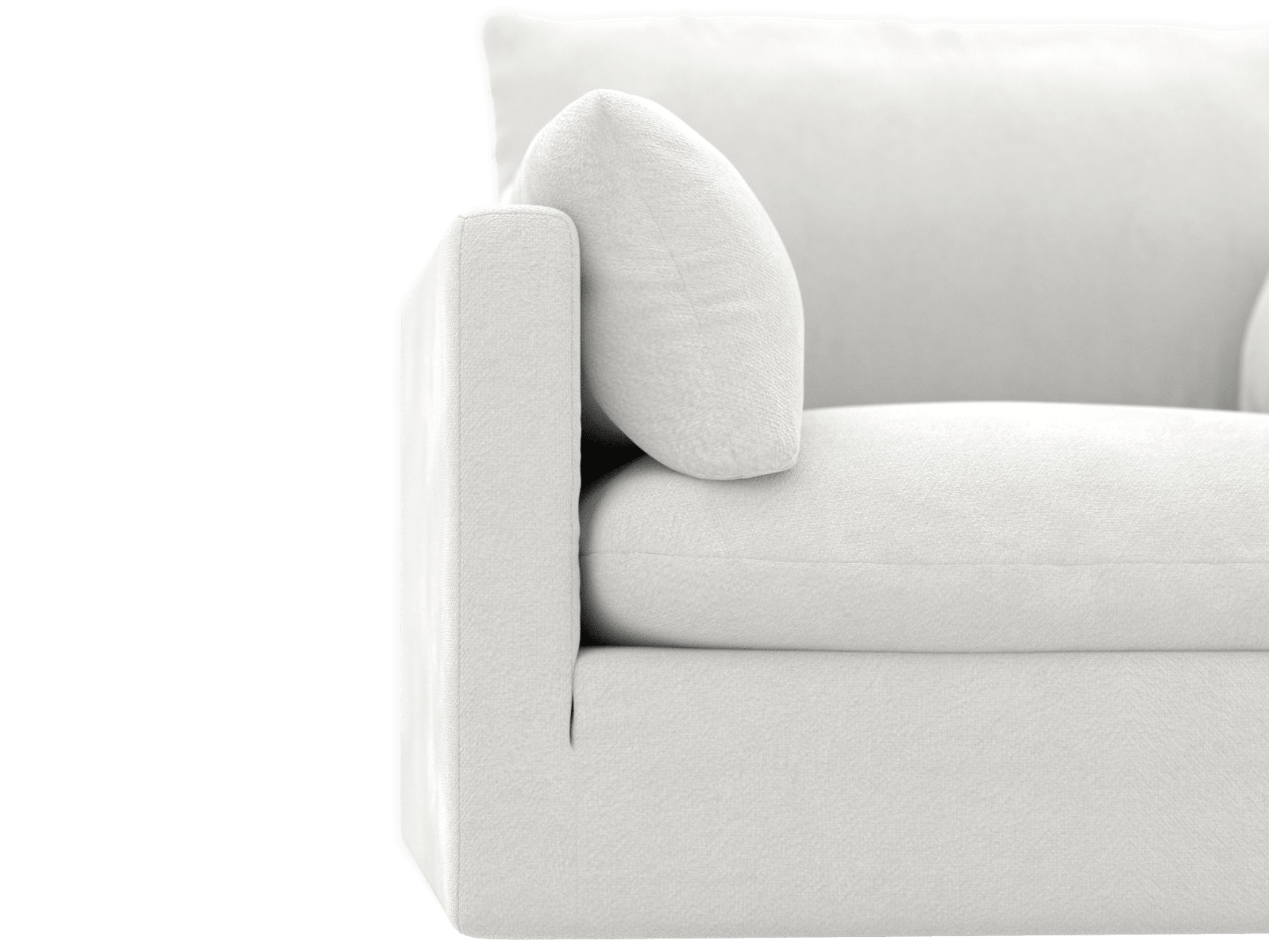 Willow Muse Frost Armchair color Muse Frost