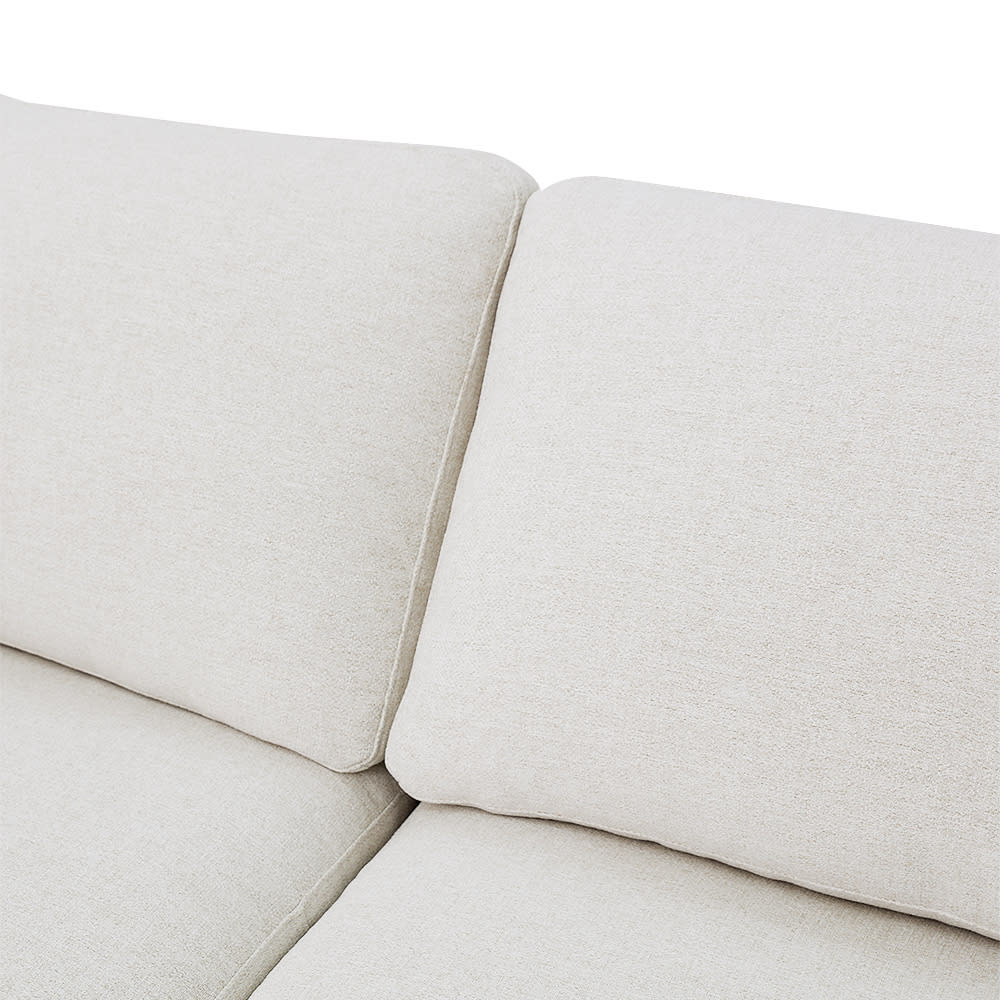 Hayes California Ivory Chaise Sofa - 3 Seater color California Ivory