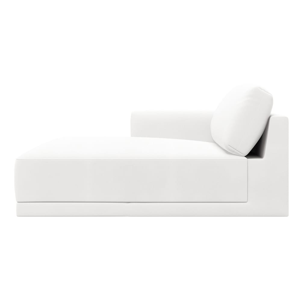 Haven Muse Frost Left Arm Facing Chaise Module color Muse Frost