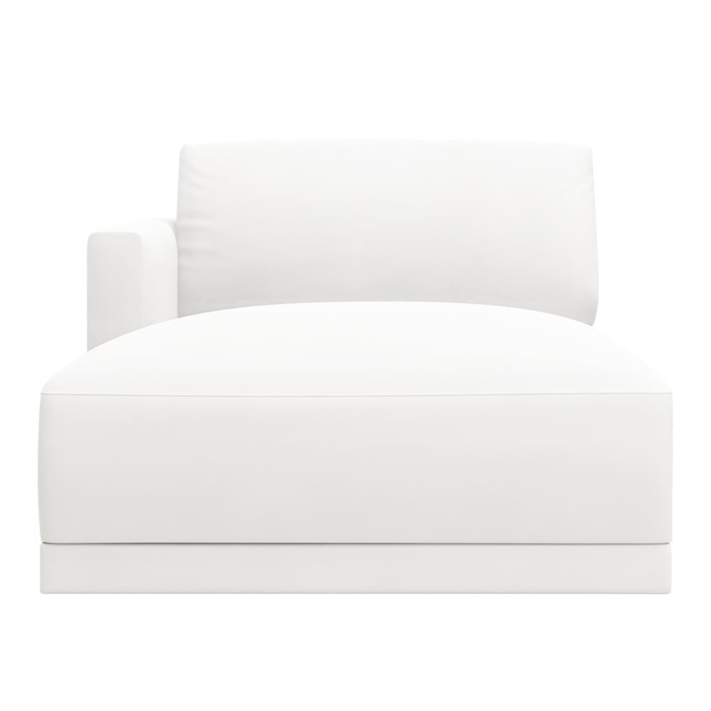 Haven Muse Frost Left Arm Facing Chaise Module color Muse Frost